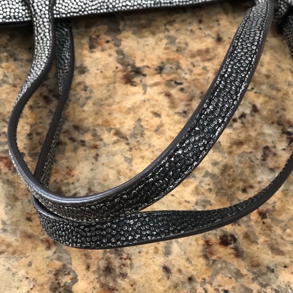 Henri Bendel silver/black tote bag - Picture 7 of 10